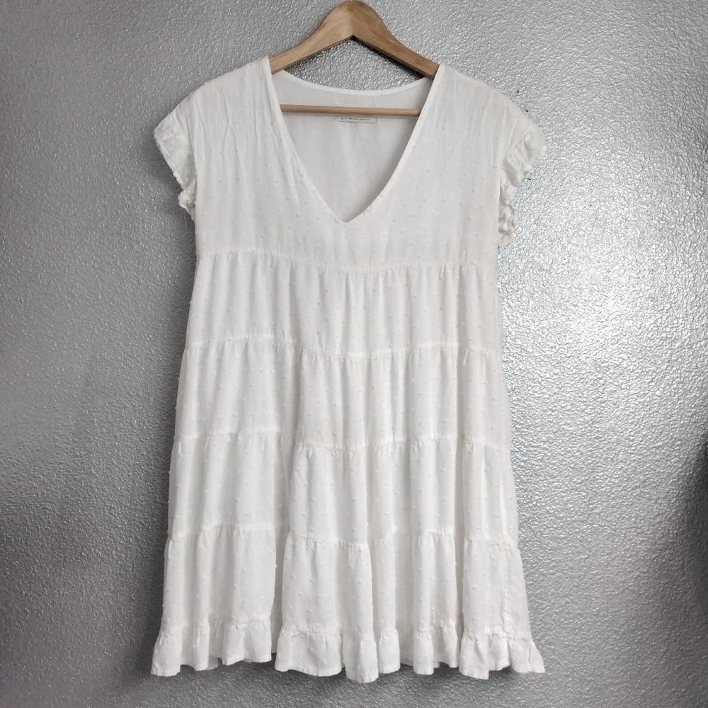 Urban Outfitter White Polka Dot Summer Dress Size XS